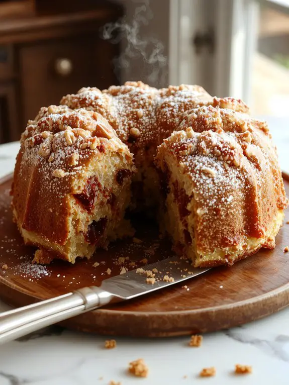 delicious homemade coffee cake