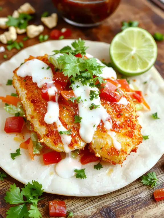 The Best Homemade Fish Tacos Recipe 3 drain warm layer serve
