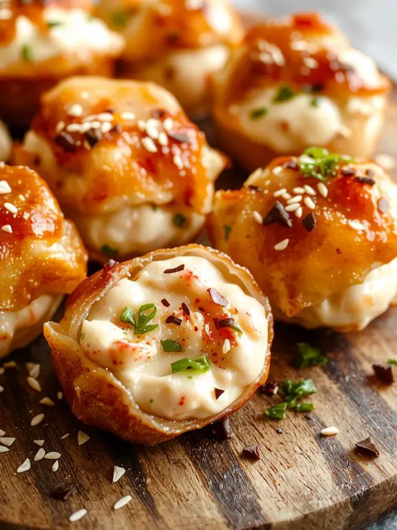 The Best Homemade Crab Rangoon Recipe 3 flavorful creamy crab mix