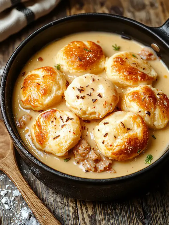 fluffy buttery savory gravy