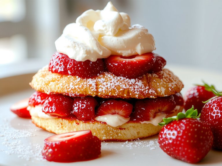 The Best Homemade Strawberry Shortcake Recipe 2 fresh strawberries sweet cream e42w0