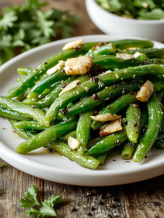 The Best Homemade Green Beans Recipe 3 garnish and serve immediately