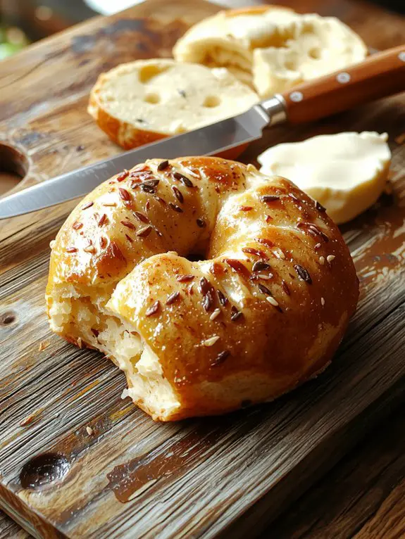 The Best Homemade Bagel Recipe 3 golden brown crust