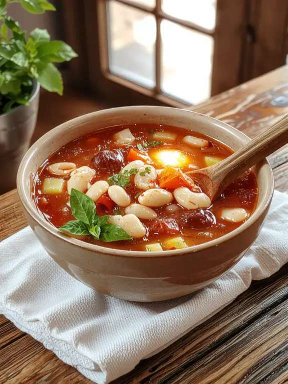 The Best Homemade Minestrone Soup Recipe 1 hearty vegetable italian soup