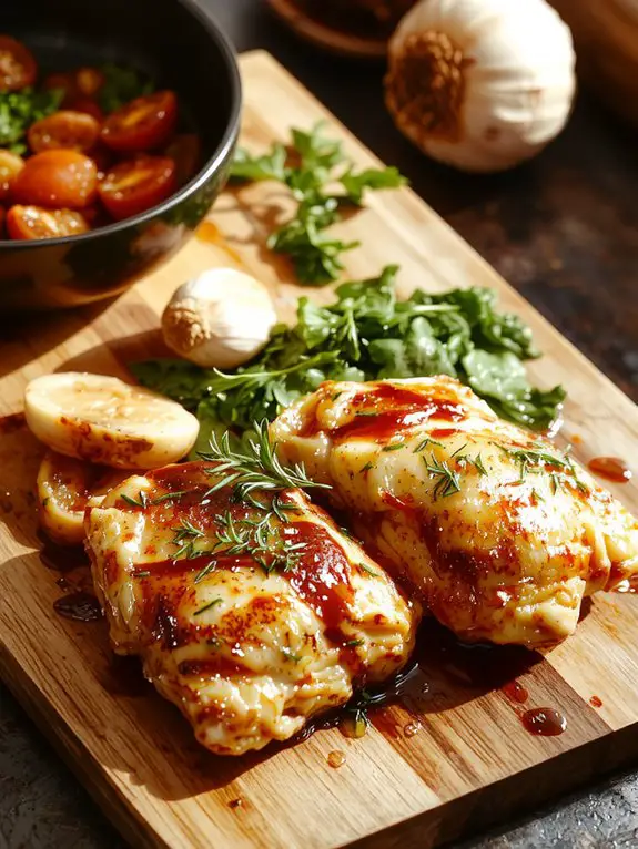 italian inspired grilled poultry
