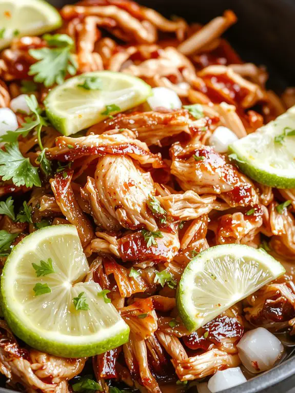 juicy slow cooked pork