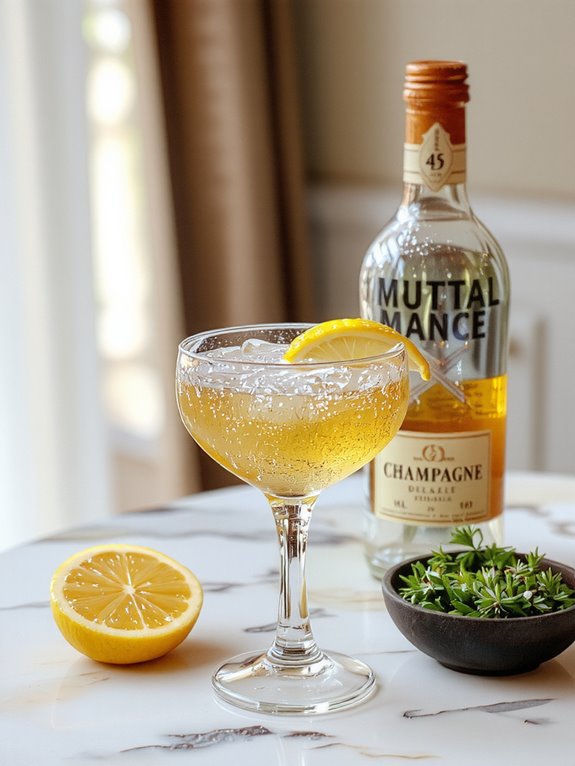 The Best Homemade French 75 Recipe 3 lemon twist fresh finish