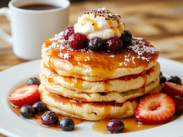 The Best Homemade Fluffy Pancake Recipe 2 light fluffy homemade pancakes ypqfz
