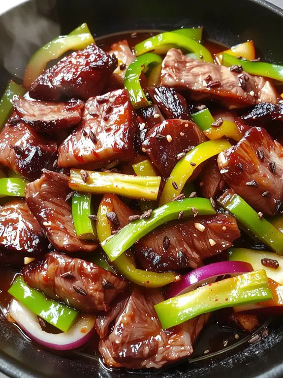 The Best Homemade Pepper Steak Recipe 3 sear steak crisp veggies