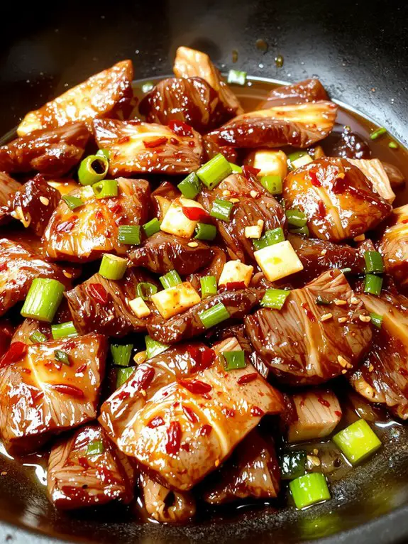 The Best Homemade Mongolian Beef Recipe 3 simmer sauce infuse flavor