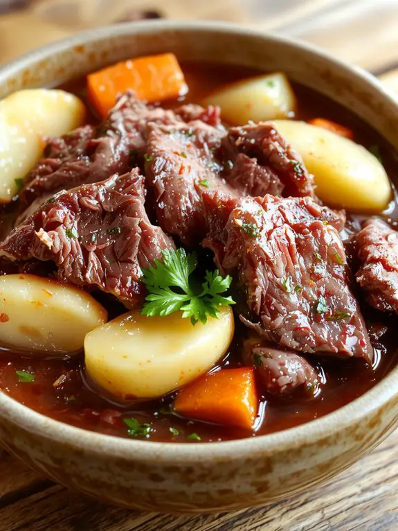 The Best Homemade Corned Beef and Cabbage Recipe 3 simmering aromatic brisket perfectly
