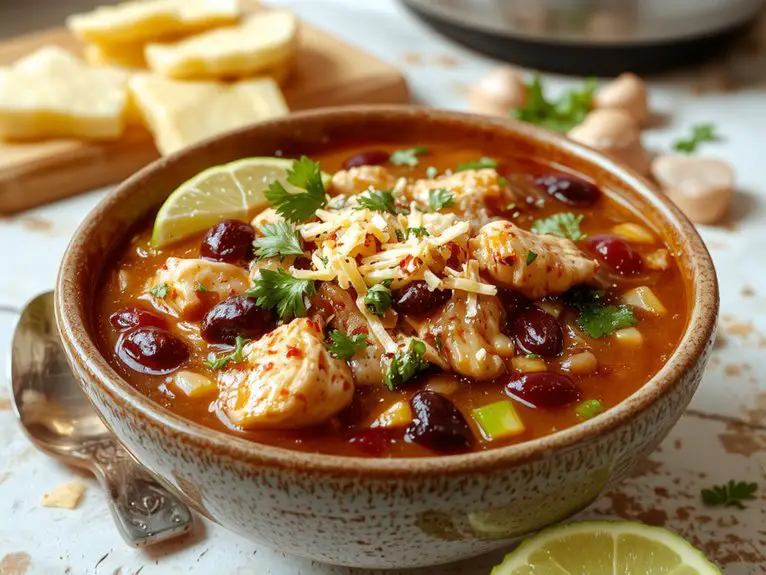 The Best Homemade Chicken Chili Recipe 2 spicy hearty chicken chili a6vze