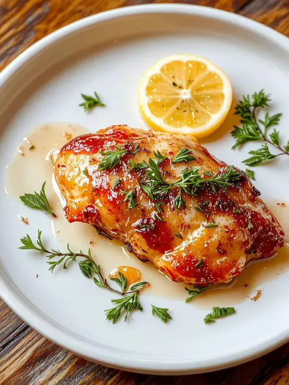 tangy citrus poultry dish