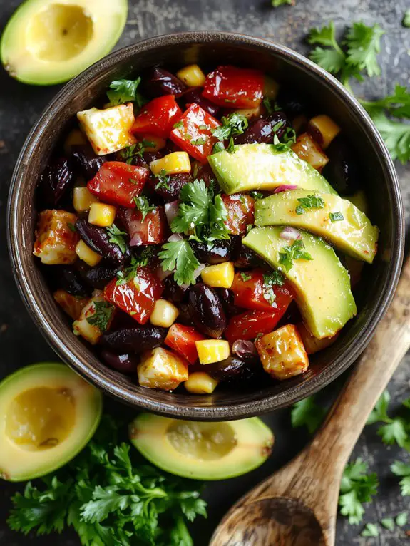 tasty southwest bean dip