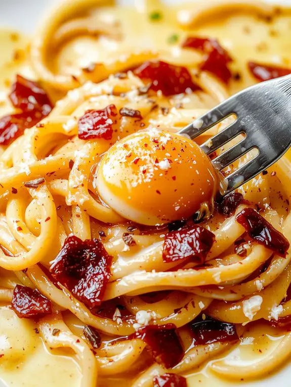 The Best Homemade Pasta Carbonara Recipe 3 authentic italian pancetta carbonara