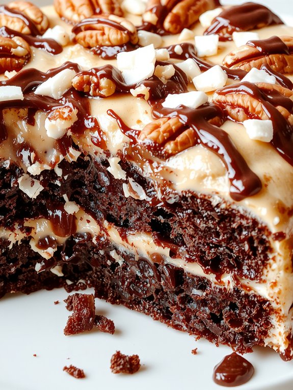 The Best Homemade German Chocolate Cake Recipe 3 bake cool frost assemble