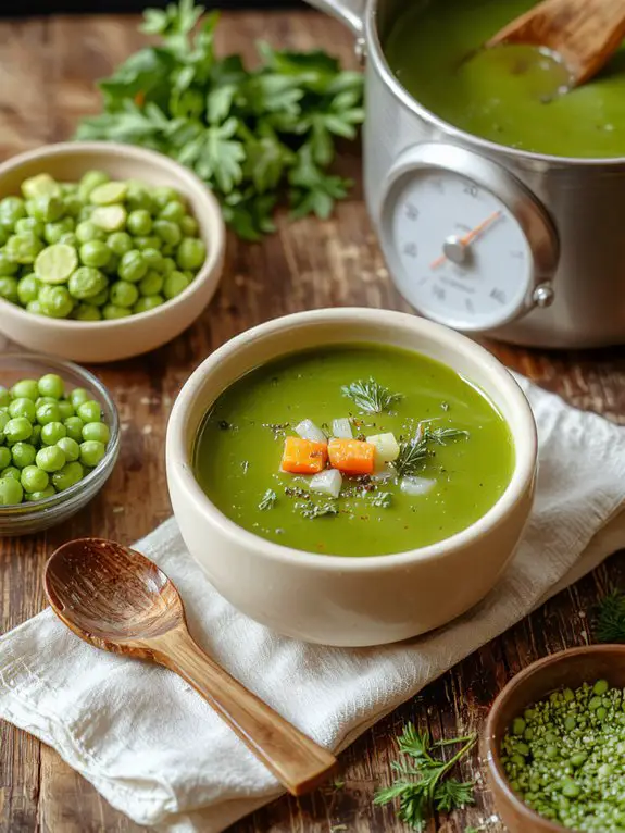 The Best Homemade Pea Soup Recipe 3 blend for smooth texture