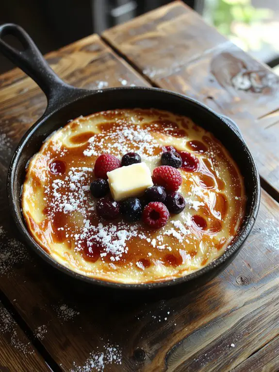 The Best Homemade German Pancake Recipe 3 blend smooth bake puff