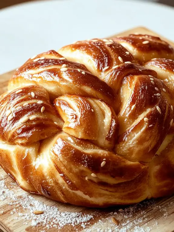 The Best Homemade Challah Recipe 3 braiding rising baking cooling