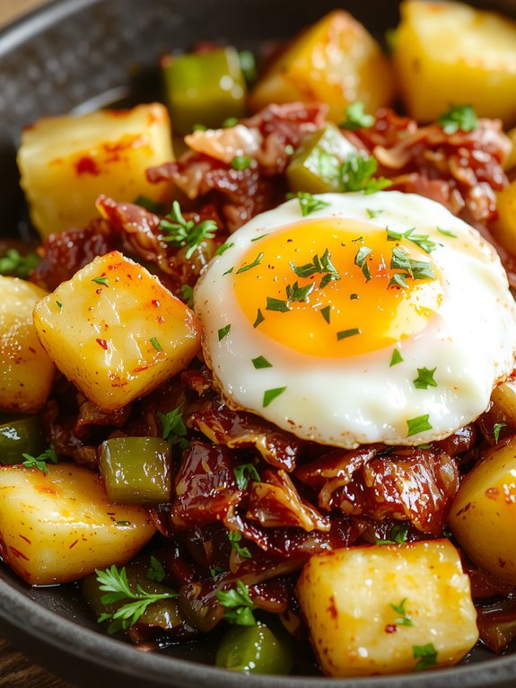 The Best Homemade Corned Beef Hash Recipe 3 broil for crispiness