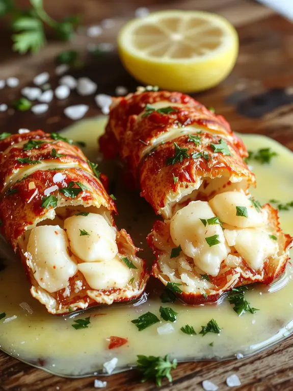 The Best Homemade Lobster Tail Recipe 3 broil for golden finish