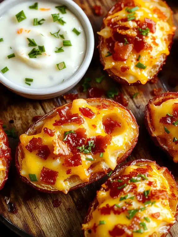 The Best Homemade Potato Skins Recipe 3 butter baked crispy potato skins