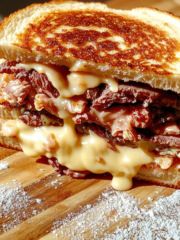 The Best Homemade Reuben Sandwich Recipe 3 butter toast layer grill