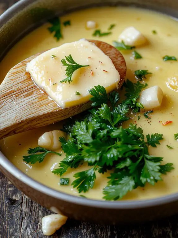 buttery garlic flavor creation