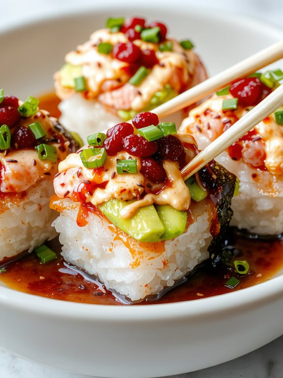 The Best Homemade Sushi Bake Recipe 3 cheese topping baking instructions