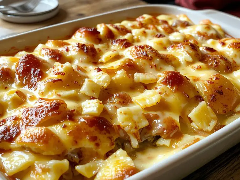 The Best Homemade Funeral Potatoes Recipe 2 cheesy potato casserole dish fg4qu