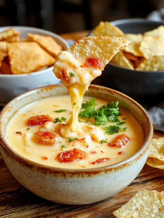 cheesy spicy tomato dip