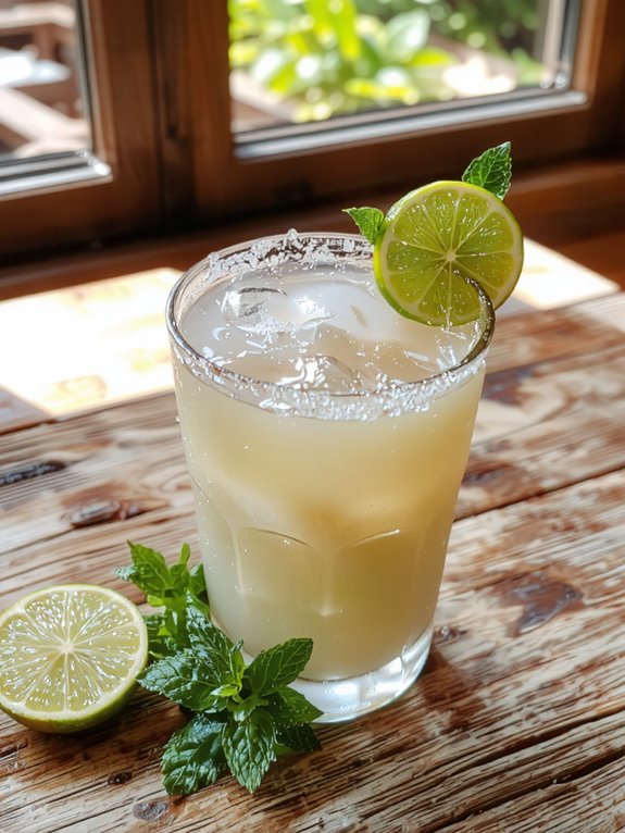 The Best Homemade Skinny Margarita Recipe 3 chill shake strain garnish
