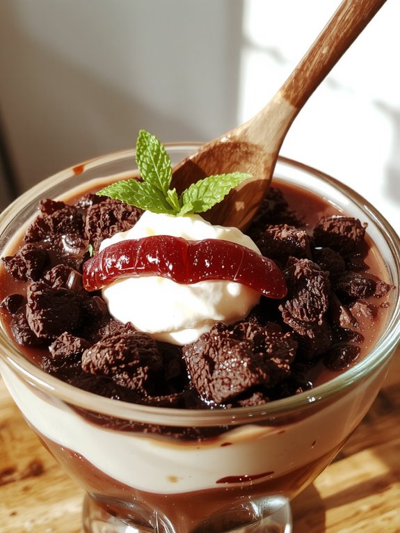 The Best Homemade Dirt Cake Recipe 3 chill worms before serving