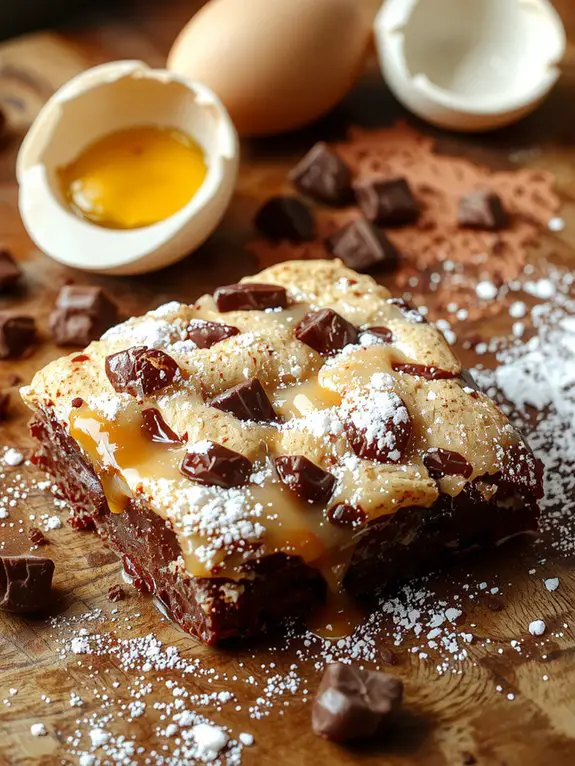 chocolate chip cookie brownie
