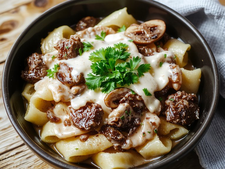 The Best Homemade Ground Beef Stroganoff Recipe 2 classic creamy beef stroganoff 8qhoi