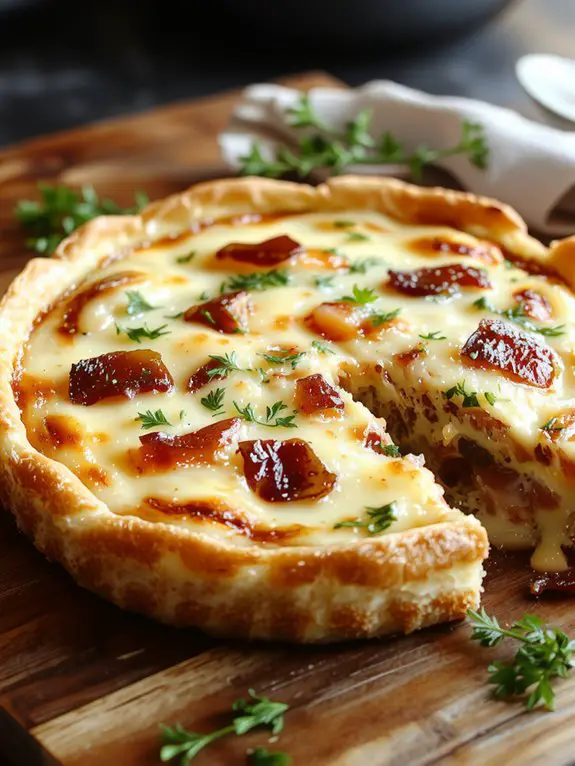 classic french savory pie