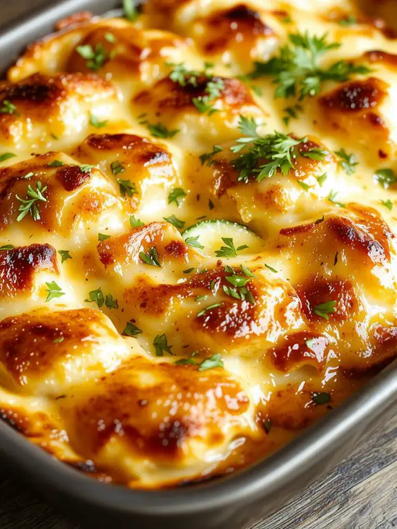 creamy baked squash dish