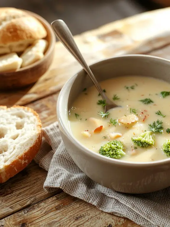 creamy cheese soup recipe
