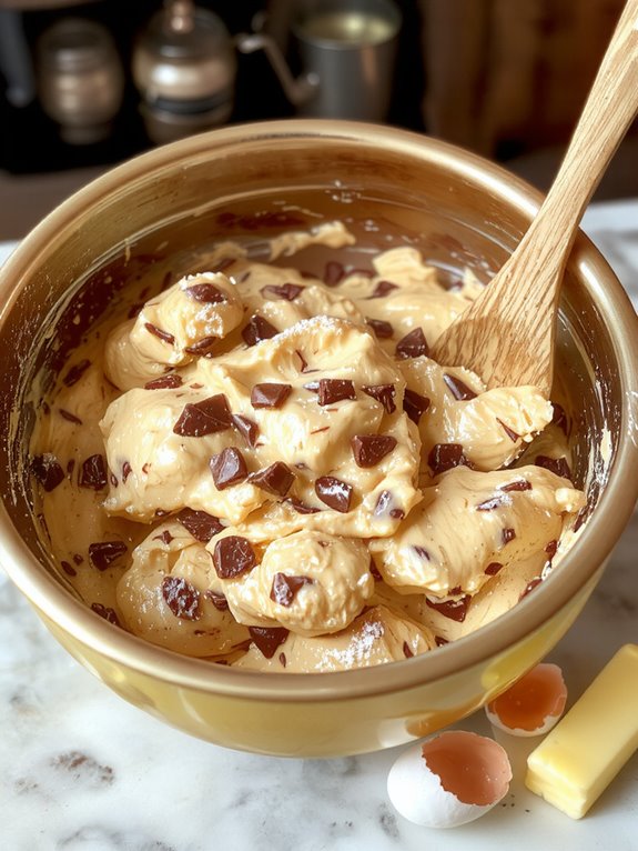 The Best Homemade Cookie Dough Recipe 3 creamy chocolate chip dough