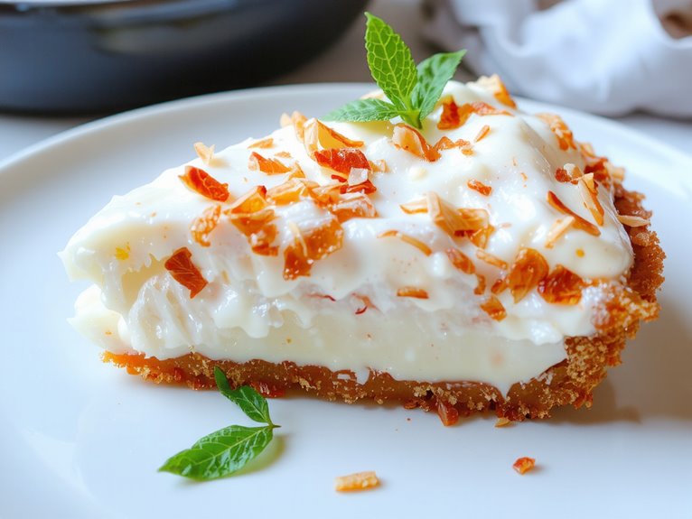 The Best Homemade Coconut Cream Pie Recipe 2 creamy coconut dessert recipe m2g36