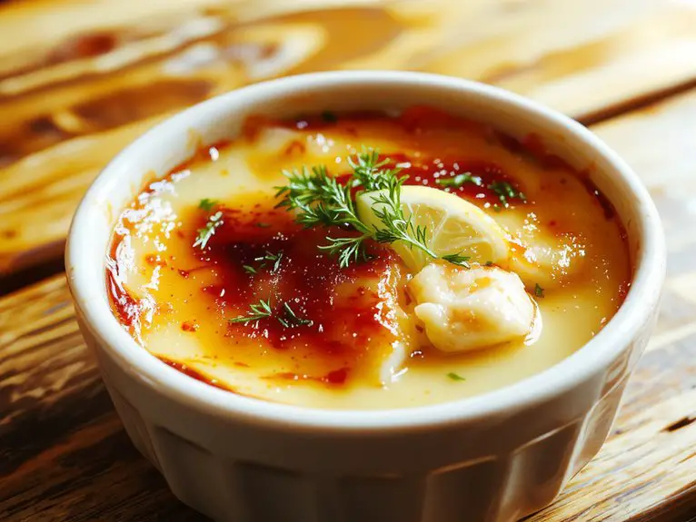 The Best Homemade Crab Brulee Recipe 2 creamy crab culinary delight y4rdp