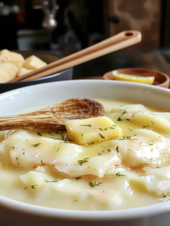 creamy garlic infused potatoes