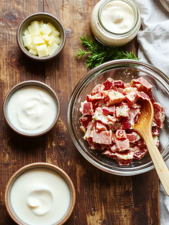 creamy ham salad delight
