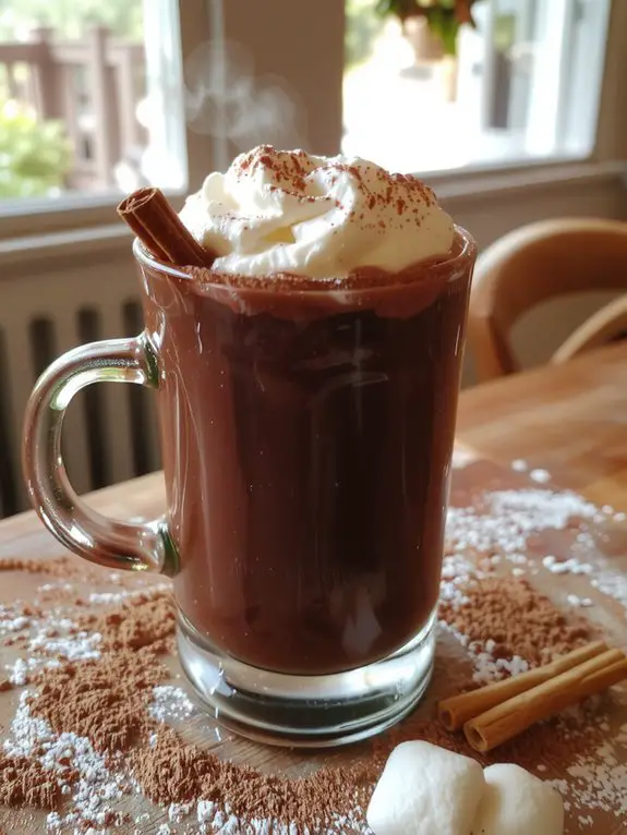 creamy rich chocolatey warmth