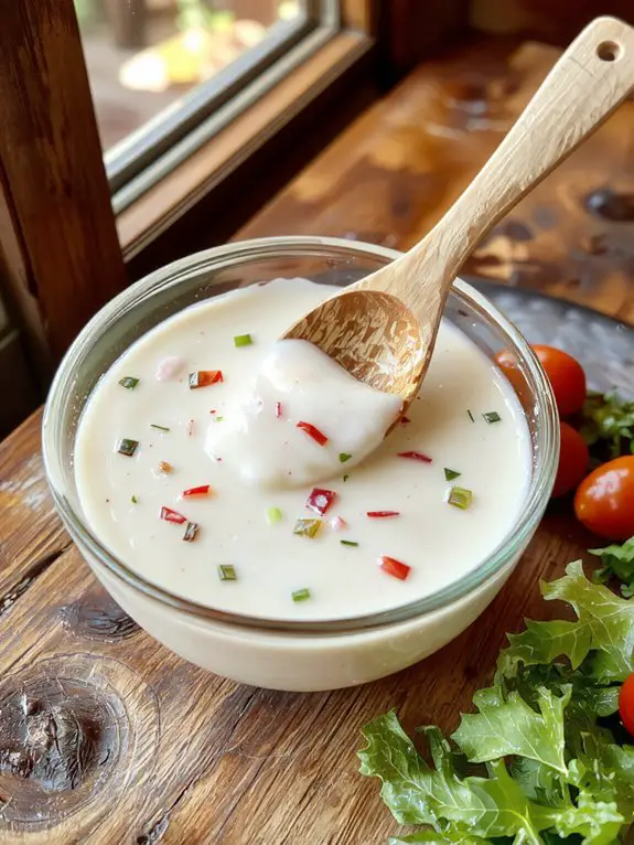 creamy tangy salad dressing