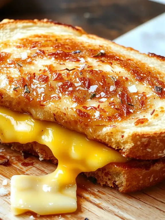 crispy buttery cheesy perfection