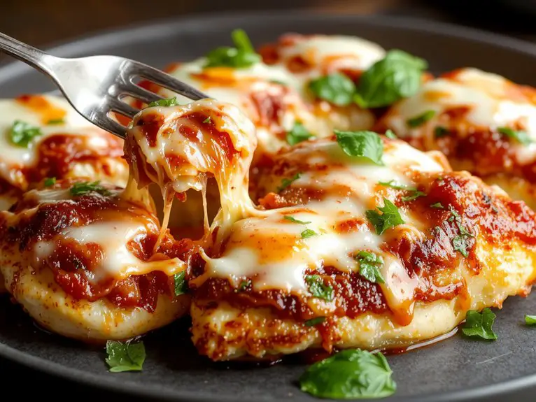 The Best Homemade Chicken Parm Recipe 2 crispy cheesy breaded chicken o3diq