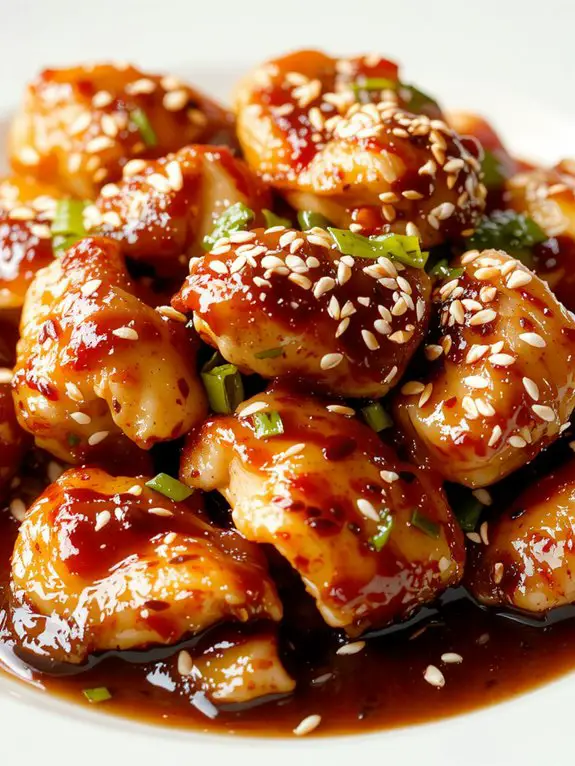 The Best Homemade Sesame Chicken Recipe 3 crispy chicken sauce coating