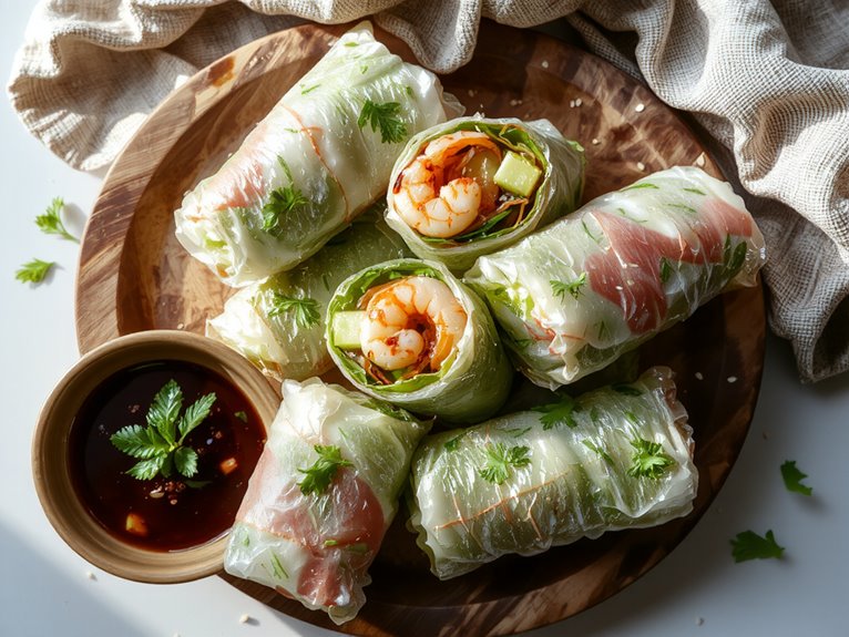 The Best Homemade Spring Roll Recipe 2 crispy fresh vegetable rolls 14uw3