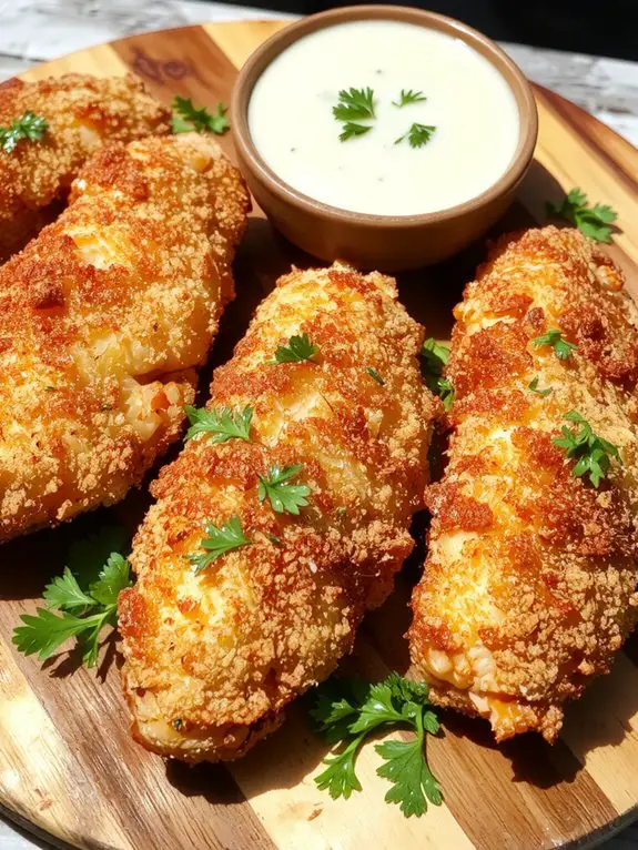 The Best Homemade Chicken Tenders Recipe 3 crispy fried chicken tenders